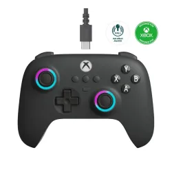 Pad 8BitDo Ultimate C Wired do PC, Xbox Przewodowy Ciemnoszary