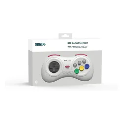 Pad 8BitDo M30 Bluetooth Wireless do PC, Nintendo Switch, Android Bezprzewodowy	Biały