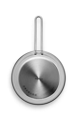 EVA TRIO Stainless Steel Heat Control 24 cm - patelnia nieprzywierająca