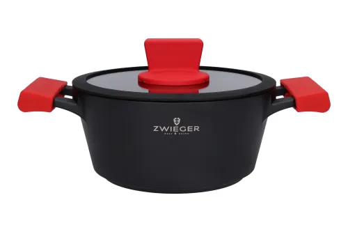 Zestaw garnków Zwieger Obsidian ZW-GO-0930 Indukcja aluminium 6 elementów