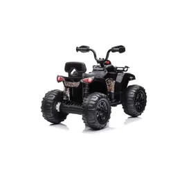 Quad Na Akumualtor Dla Dziecka 3-6 Lat Madman Js009 Skóra Eva Amortyzatory MP3 LED