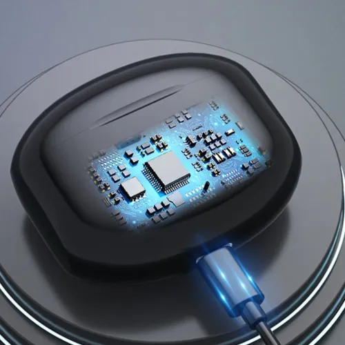 Słuchawki bezprzewodowe Manta TWS Rytmo Bluetooth 5.3 Czarny