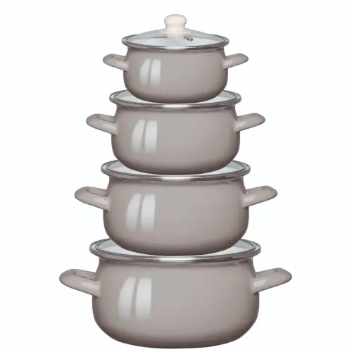 Zestaw garnków Altom Design 02050021312 Indukcja Emalia 8 elementów