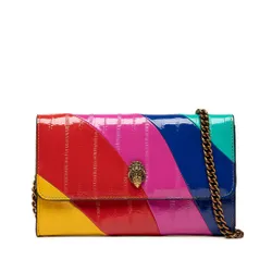 Kurt Geiger K Stripe Lanț Portofel 2548355309 Pieptene Roșu