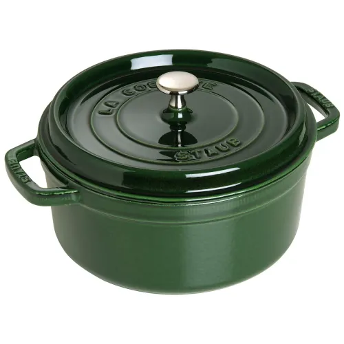 STAUB La Cocotte 5,2 l zielony - garnek żeliwny z pokrywką
