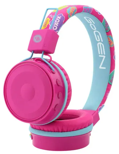 Słuchawki bezprzewodowe GoGEN HBTM 32P Nauszne Bluetooth 4.2 Dla dzieci Różowy