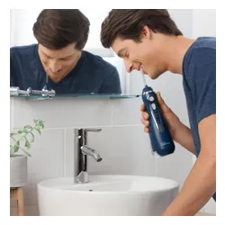 Irygator bezprzewodowy WATERPIK WP-583 Cordless Advanced 2.0 Granatowy + 4 końcówki