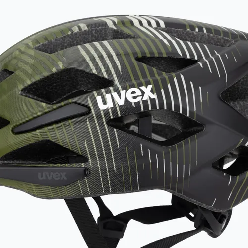 Kask rowerowy dziecięcy UVEX Air Wing 2 CC dark olive/black matt