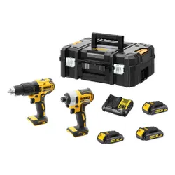 Zestaw elektronarzędzi akumulatorowych 18V DeWalt DCK2060S3T