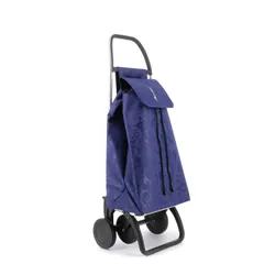 Coș de cumpărături cu 4 roți Rolser Saquet Gloria-blue