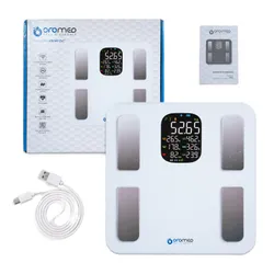 Waga łazienkowa OROMED Oro-Bluetooth H Smart Biały
