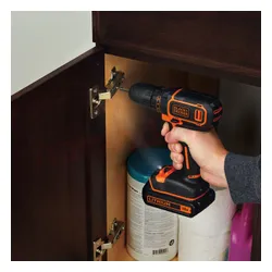 Black &amp; Decker Akülü Matkap BDCDC18K 18 in 1x1.5 Ah Akülü Matkap