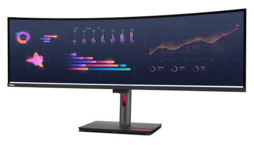 Monitor Lenovo ThinkVision P49w-30 49" 5K IPS Black 60Hz 4ms Zakrzywiony Profesjonalny