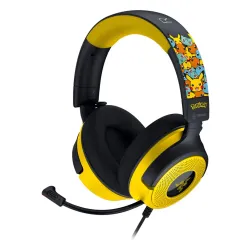 Słuchawki przewodowe z mikrofonem Razer Kraken V4 X Nauszne Pokémon Kanto Starters