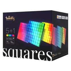 Twinkly Twinkly Squares Combo Pack 6 Blocks (1 master + 5 extension) RGB LED modułowe panele dekoracyjne