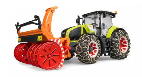 Bruder Professional Series Claas Axion 950 with snow chains and snow blower