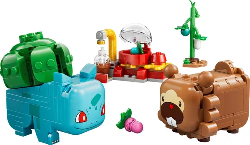 LEGO 72155 Pokémon SMART Play Bulbasaur i Bidoof z krzewem jagody