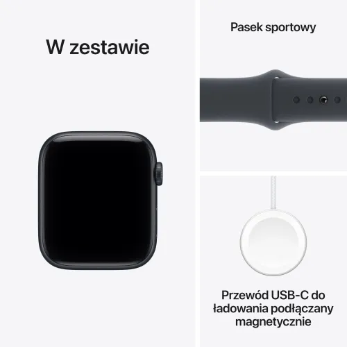 Apple Watch SE 3gen GPS + Cellular 40mm koperta z aluminium (północ) + pasek sportowy rozmiar S/M (północ) 2025