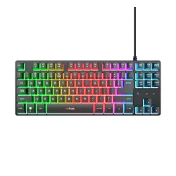 Klawiatura membranowa Trust GXT 833 Thado TKL Czarny