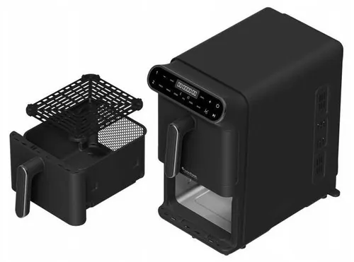 Air Fryer Frytkownica beztłuszczowa TURBOTRONIC TT-AF500D Czarny z podwójnym koszem
