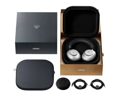 Słuchawki bezprzewodowe Loewe Leo Midnight Blue Nauszne Bluetooth 5.3 Funkcje AI Niebieski