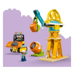 LEGO 10476 DUPLO Plac budowy z pojazdami 3 w 1