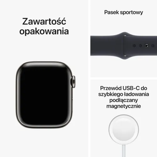 Smartwatch Apple Watch Series 8 GPS 45mm алюминиевый корпус North-Спортивный ремешок North