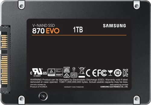 Samsung 870 EVO SSD 1 TB 2.5" SATA III (MZ-77E1T0B / EU)