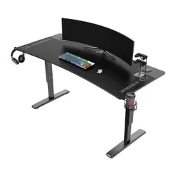 Biurko Ultradesk CRUISER 160cm Regulacja wysokości Czarny