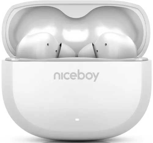 Słuchawki dokanałowe NICEBOY Pins 4 ANC Biały