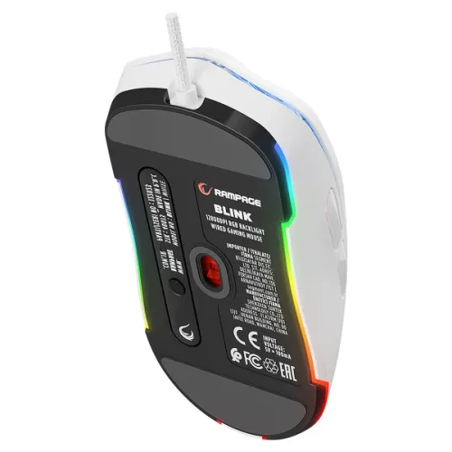 Myszka gamingowa Rampage Blink Biały