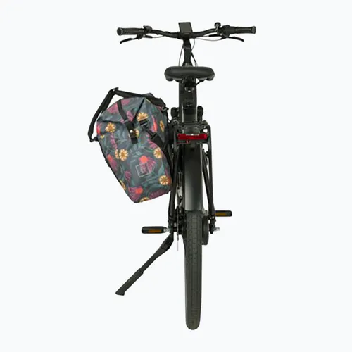 Torba rowerowa na bagażnik FastRider Nyla Shopper Single Bike Bag Trend Click'nGo 20 l lola flower