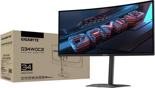 Monitor GIGABYTE G34WQC2 34" 3440x1440px 200Hz 1 ms [GTG] Curved
