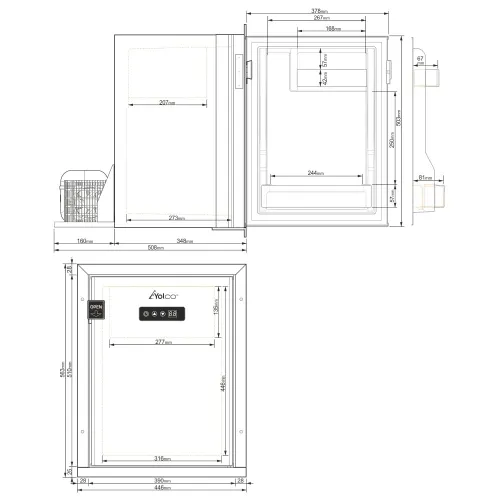 Lodówka Yolco QL40 36l