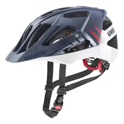 Kask rowerowy UVEX Quatro CC Granatowy MTB (rozmiar 52-57)