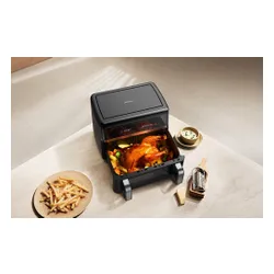 Air Fryer Frytkownica beztłuszczowa MOVA FD20S Pro Czarny 10l z okienkiem podglądu 10 programów automatycznych