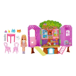 Lalka Barbie Chelsea Domek na drzewie HPL70