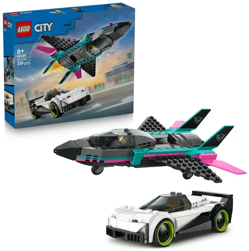 LEGO 60489 City Odrzutowiec kontra samochód