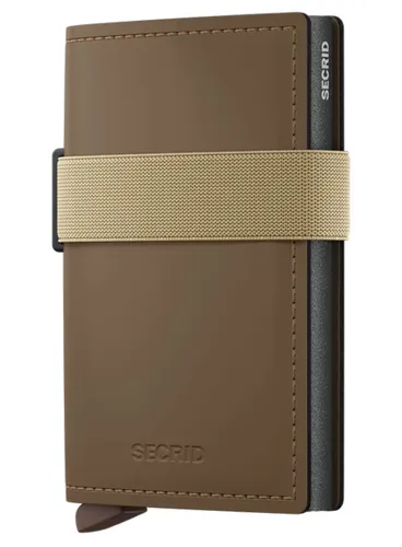 Portfel kieszonkowy RFID Secrid Bandwallet Matte - earth / beige