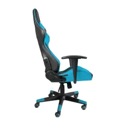 Fotel Marvo CH-106 Gamingowy do 150kg Skóra ECO Niebieski