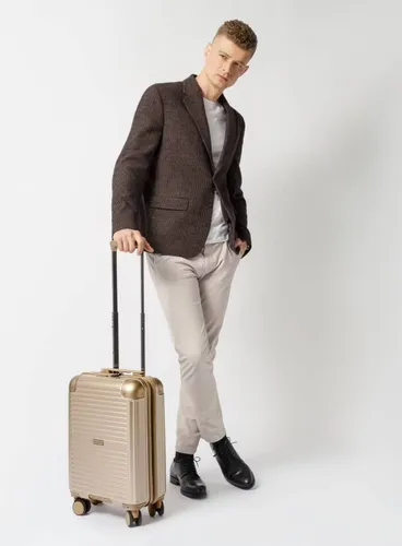 Walizka kabinowa Puccini Dallas - szampański