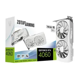 Karta graficzna Zotac GeForce RTX 4060 Twin Edge OC White Edition 8GB GDDR6 128bit DLSS