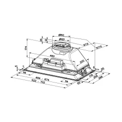 Okap Faber Inka Smart C BK 52 Czarny