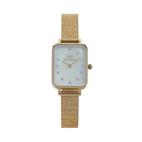 Часы Daniel Wellington Quadro Lumine Pressed Piano DW00100582 Золото