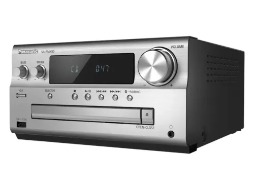 Wieża Panasonic SC-PMX90 120W Bluetooth Radio FM Srebrny