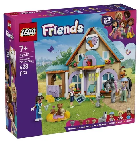 LEGO Friends 42651 Koń i lecznica dla zwierząt