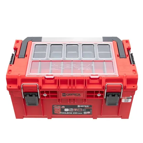 Skrzynia na narzędzia QBRICK Prime Toolbox 250 Expert Red Ultra HD Custom