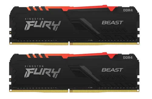 Pamięć RAM Kingston FURY Beast DDR4 RGB 32GB (2 x 16GB) 3200 CL16