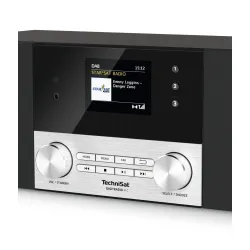Radioodbiornik TechniSat DigitRadio 4C Radio FM DAB+ Bluetooth Czarno-srebrny