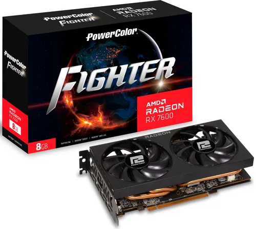 Karta graficzna POWERCOLOR Radeon RX 7600 Fighter 8GB